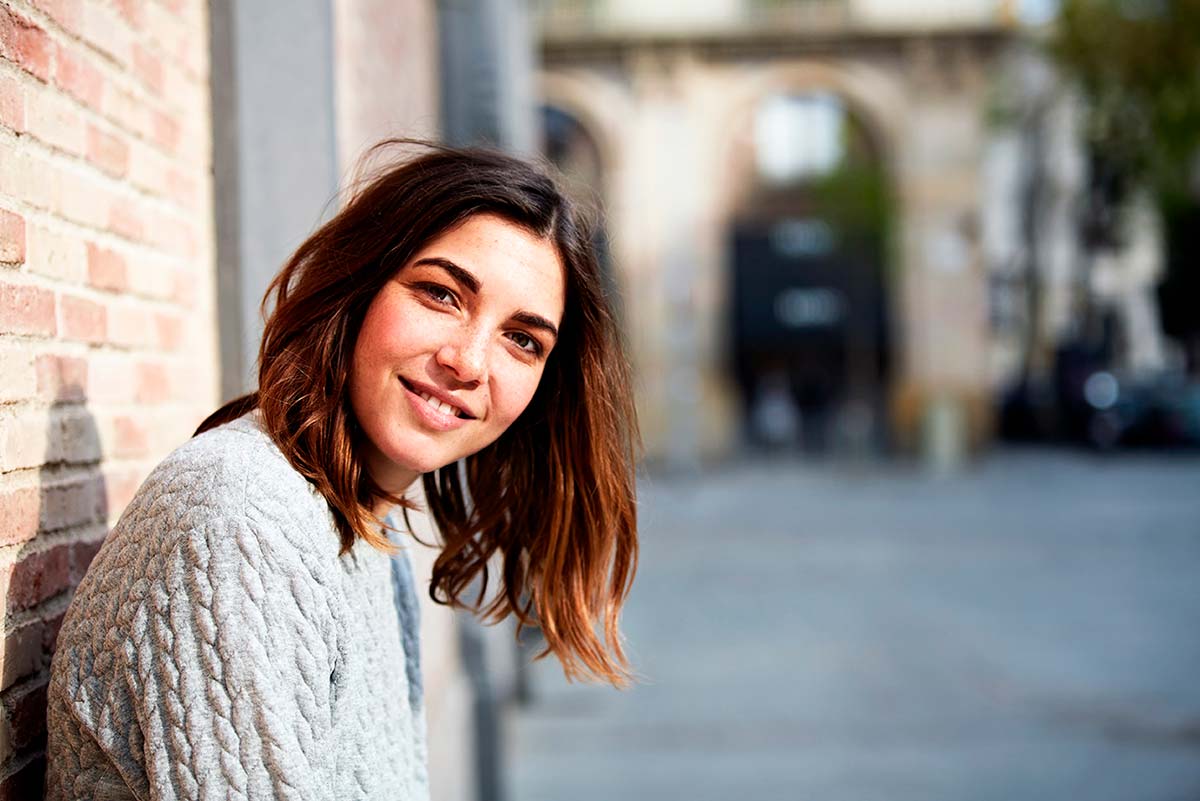 ragazza che sorride